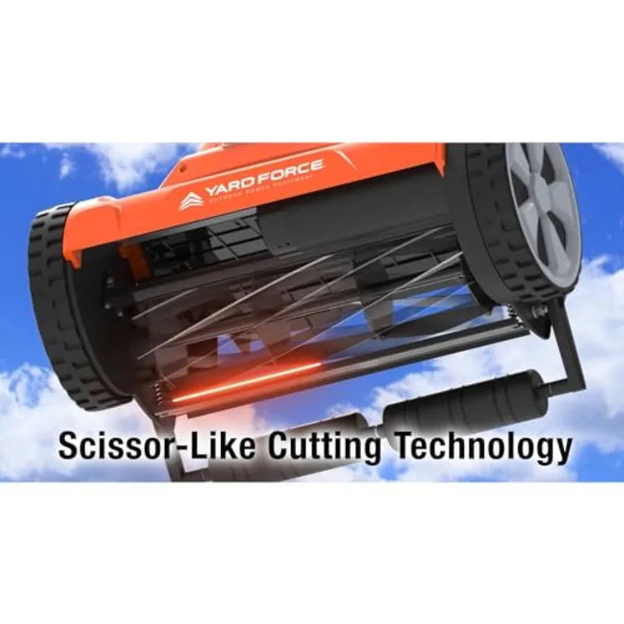 SHXI Cordless Hybrid Reel Mower 20V Battery Powered Lawn Tool