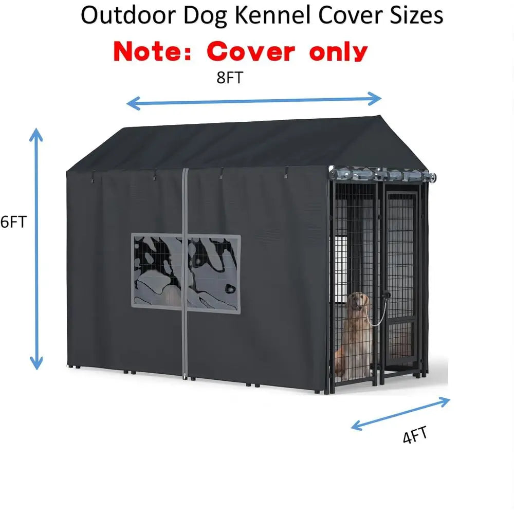 Outdoor Dog Kennel Cover Waterproof Heavy Duty for Cages