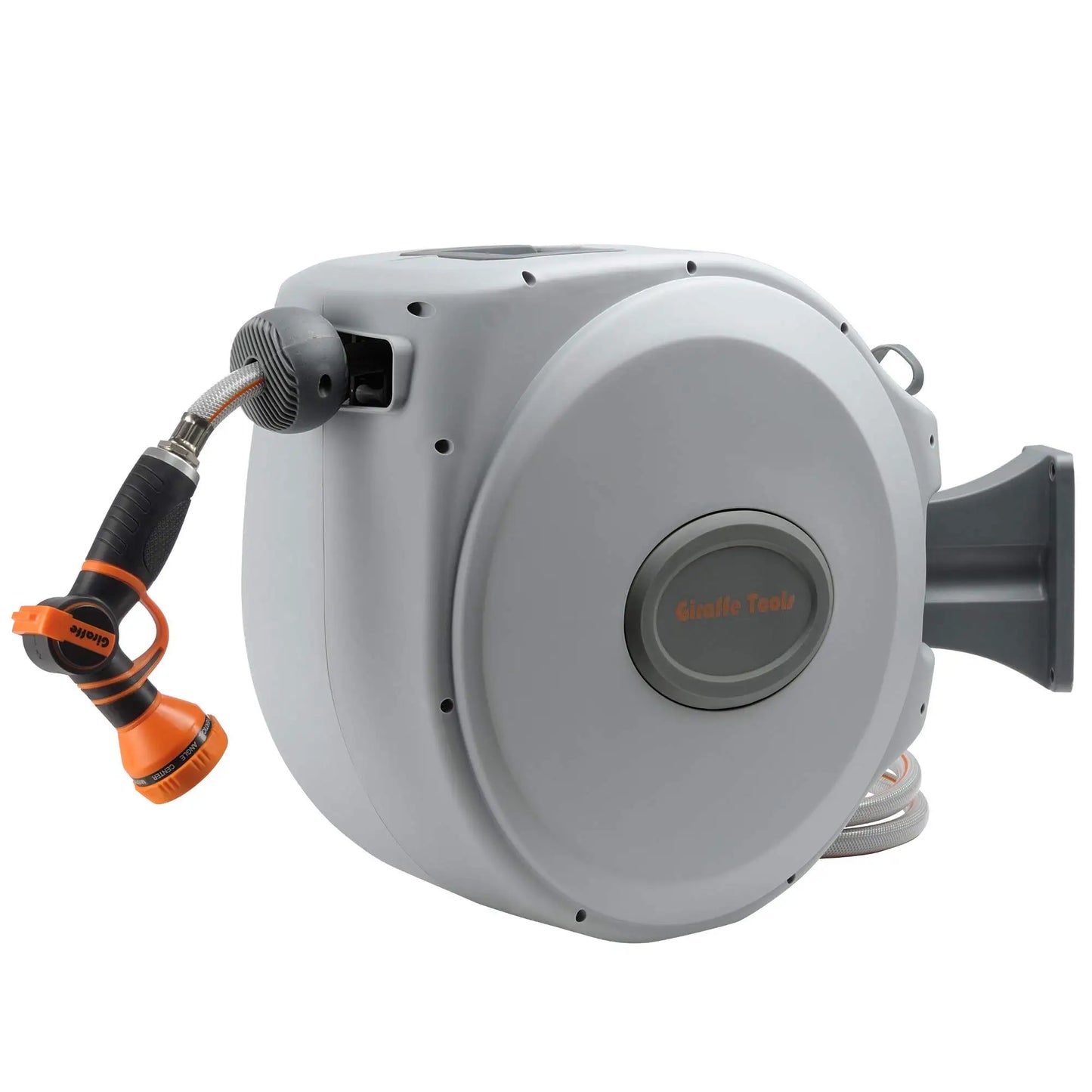 Giraffe Tools CW20 Retractable Garden Hose Reel With Lock