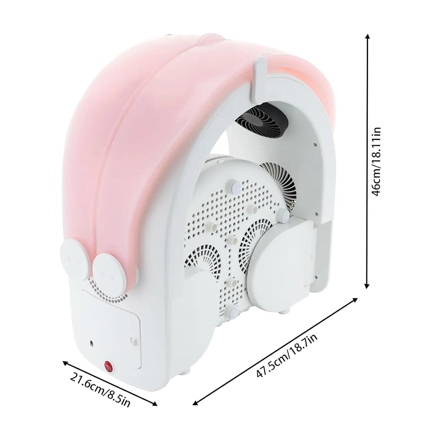 Foldable Pet Dryer Box Automatic 360° Quiet 4-Speed 8-Fan Hair Blow for Small Dog Cat, Custom