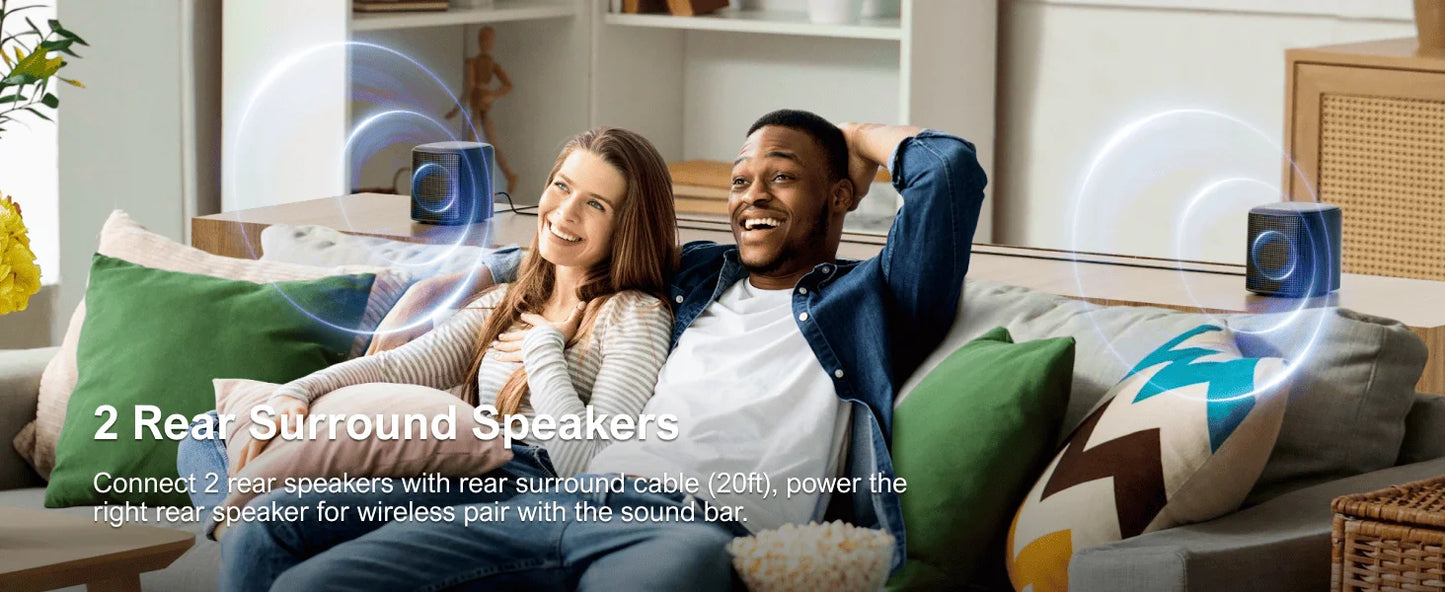 ULTIMEA 7.1ch Virtual Surround Sound Bar With App Control