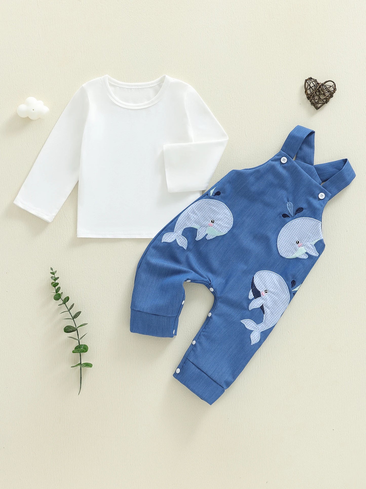 Toddler Winter Hooded Jacket and Fleece Pants 2 Piece Set