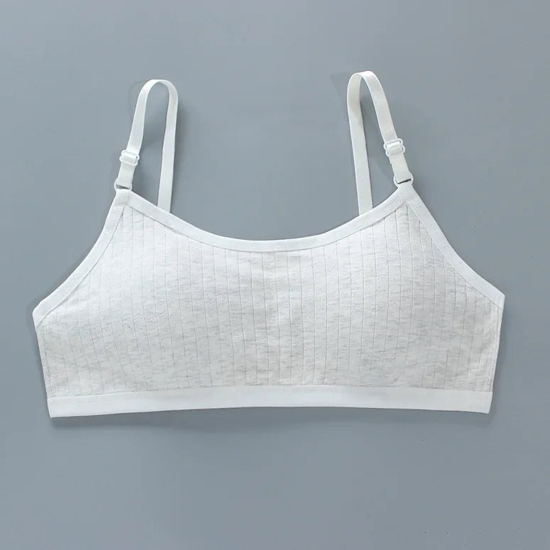 Teenage Girls Training Bra Seamless Cotton Spandex Vest Bra