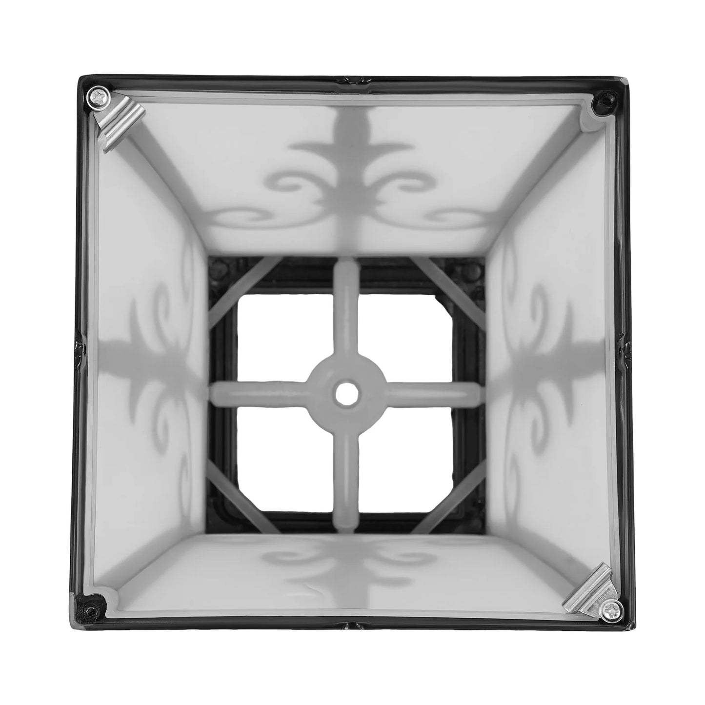Bymaocar Outdoor Solar Post Light 85-265V Garden Remote Control