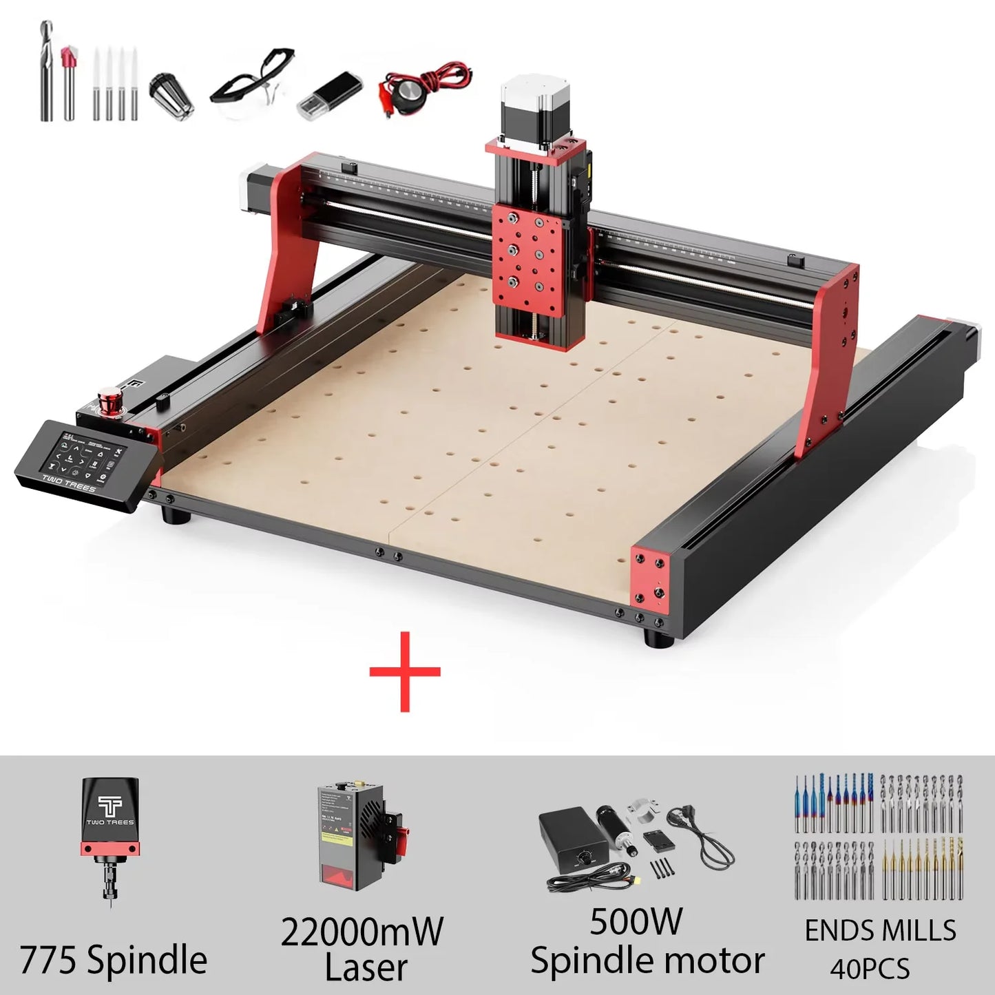Two Trees TTC450Pro CNC 4 Axis Metal Cutting Router Engraving
