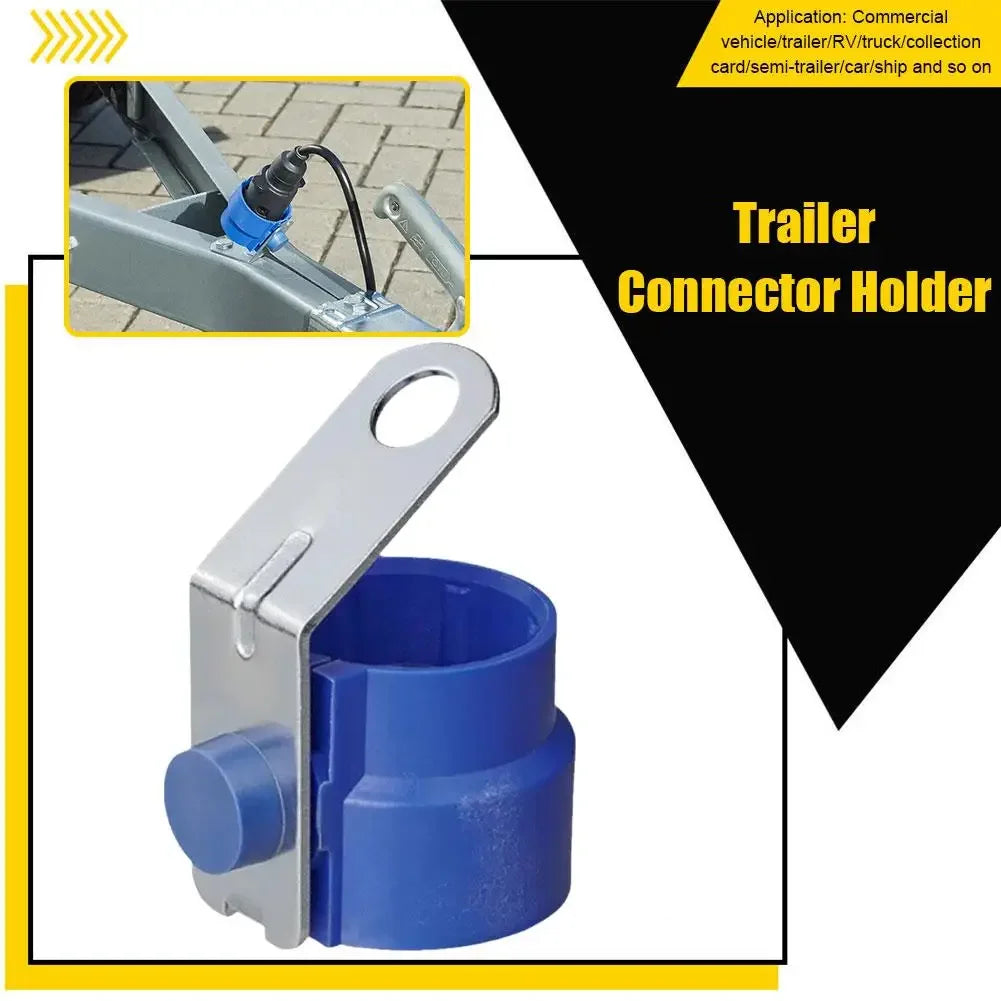 Trailer Plug Holder Parking Cover For 7 Pin And 13 Pin Connectors