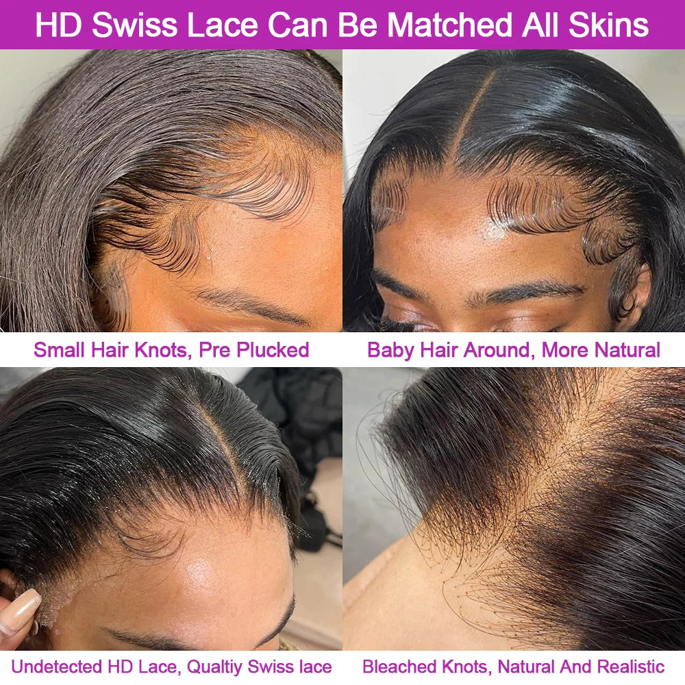 Hj Weave Beauty Remy Peruvian Body Wave HD Lace Frontal Wig