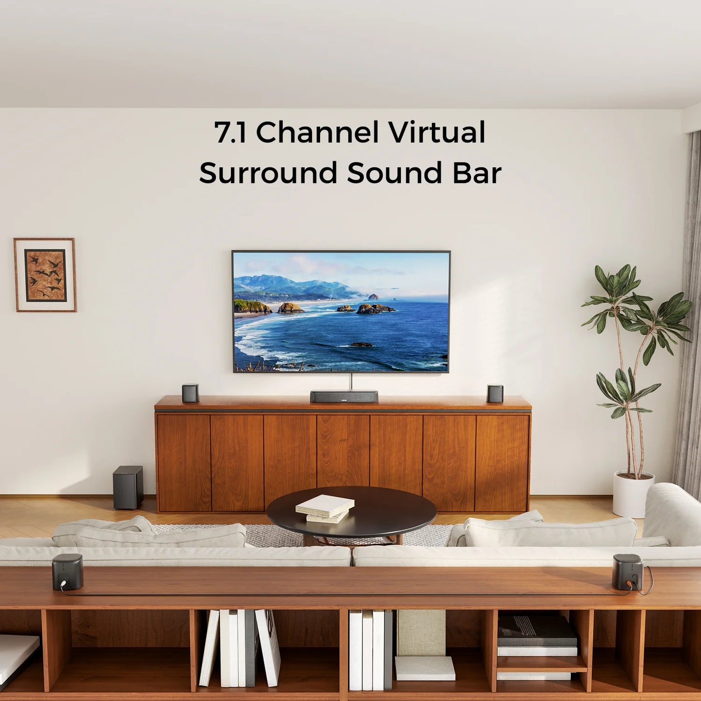 ULTIMEA 7.1ch Virtual Surround Sound Bar With App Control