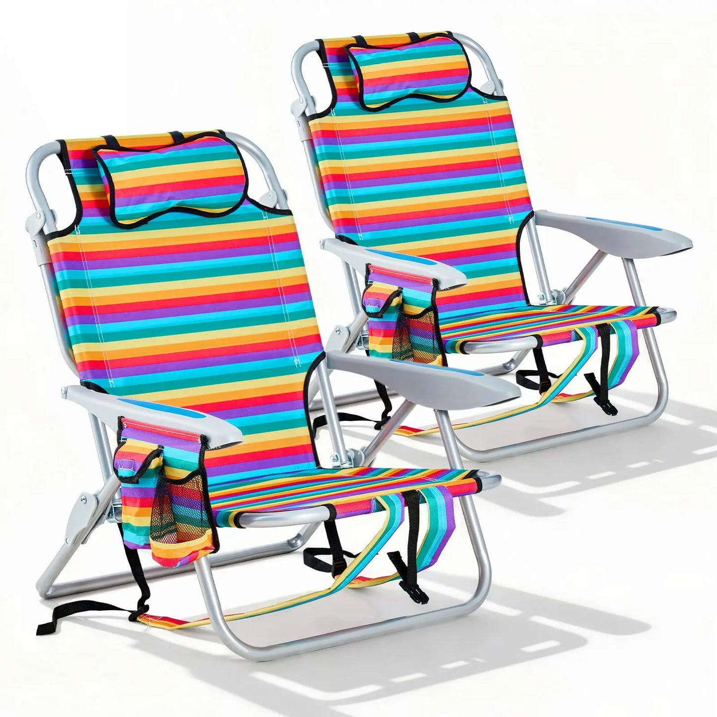 XIAOLANG Lightweight Portable Camping Beach Chair for Adults Five Positions