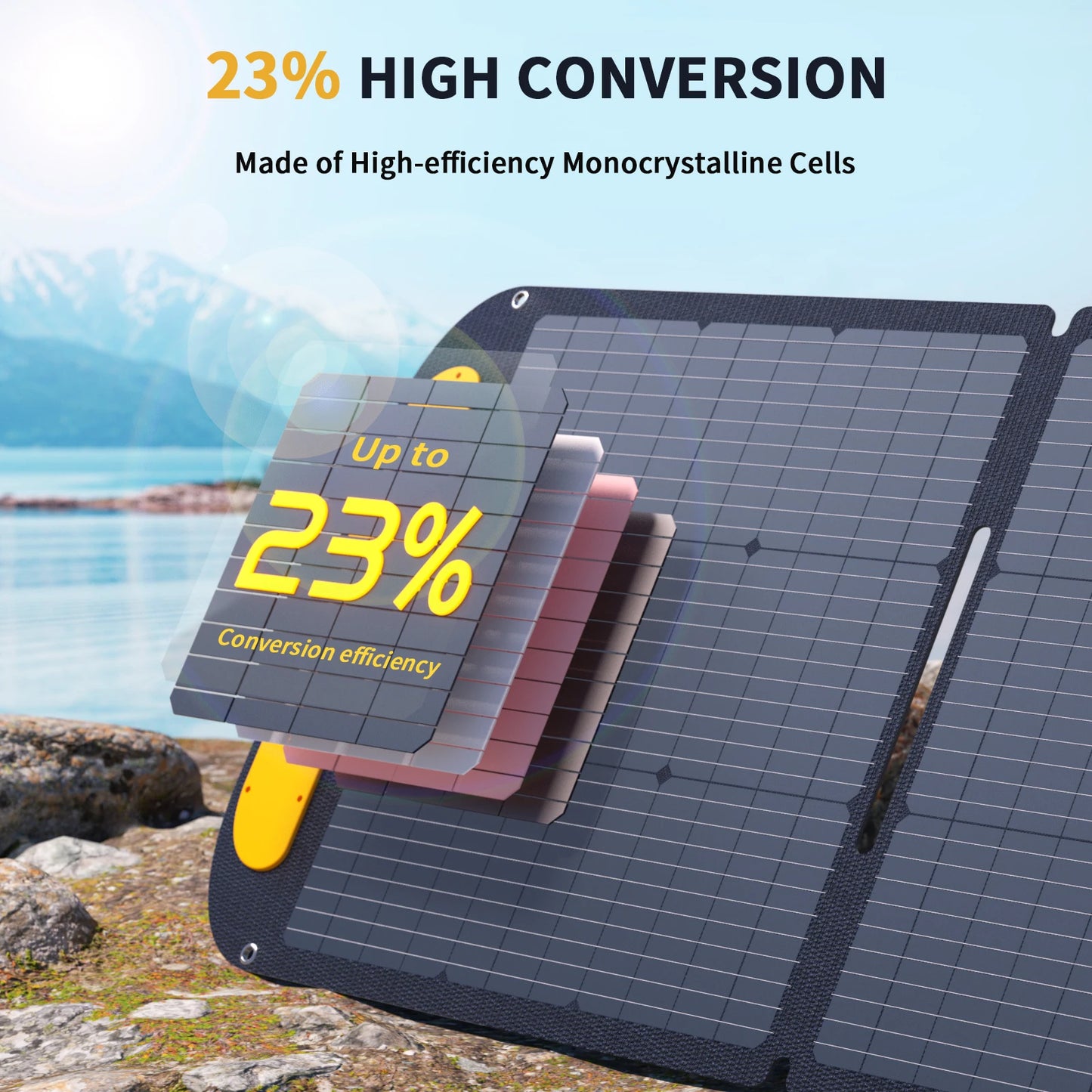 VTOMAN VS200 Portable Solar Panel 200W Outdoor Generator