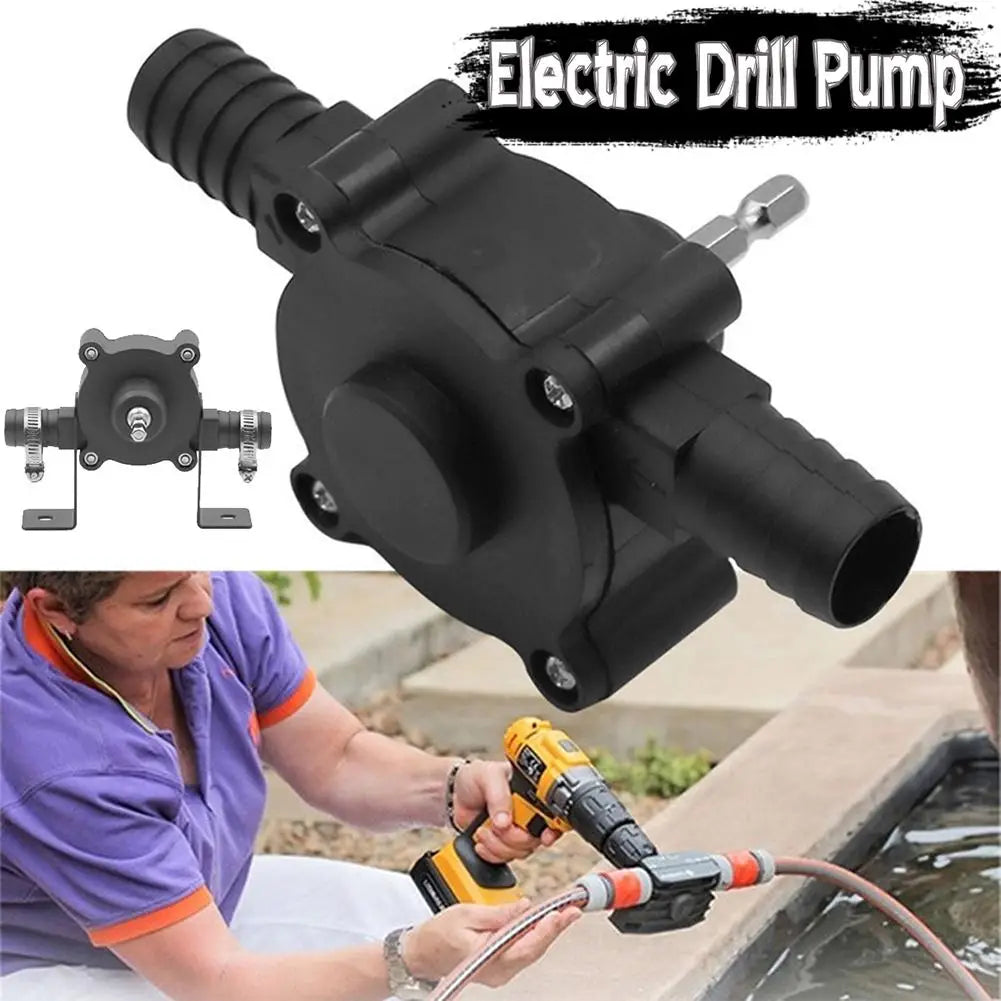 Alloet Portable Electric Self Priming Water Oil Pump For Fluids