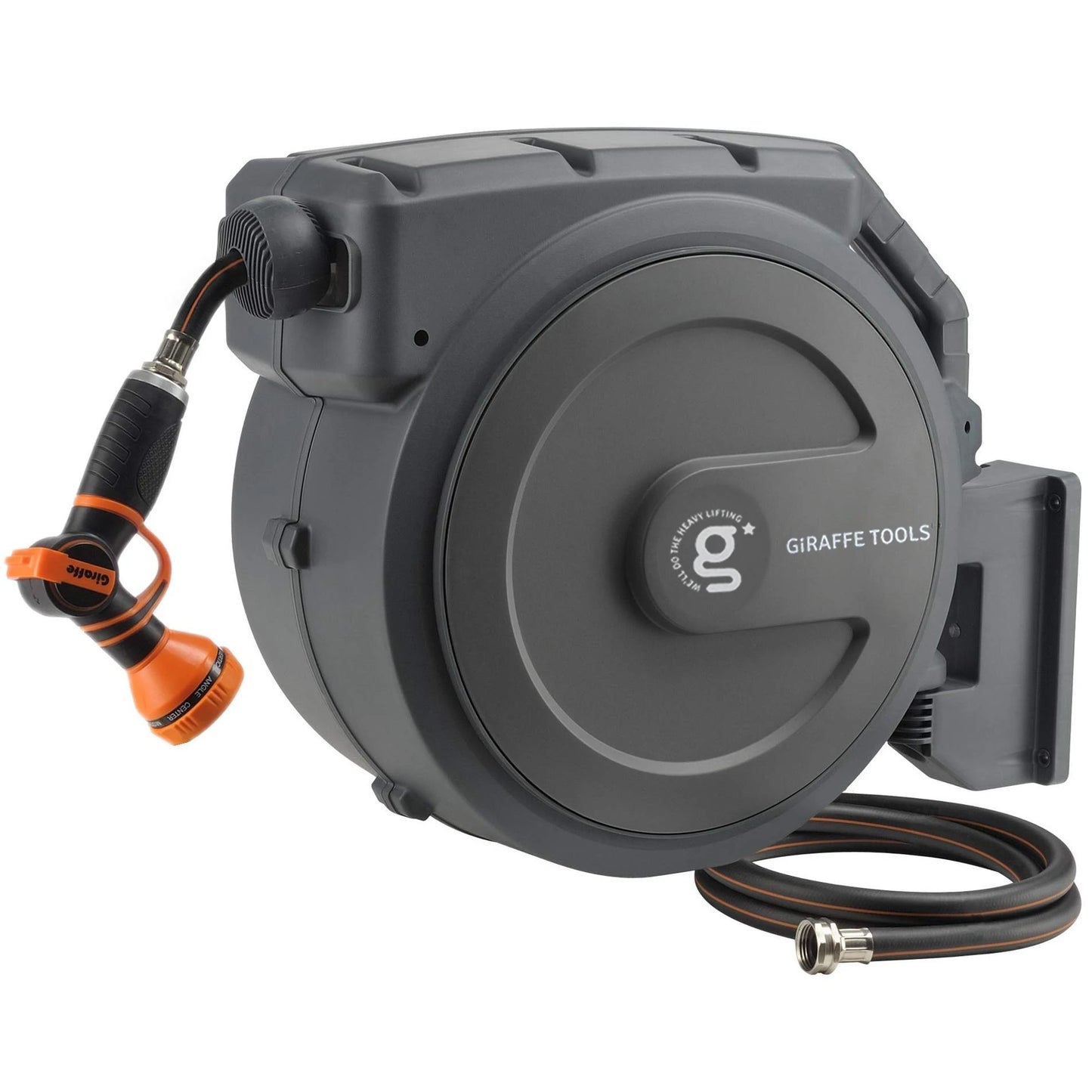 Giraffe Tools AW40 Retractable Garden Hose Reel With Locking System
