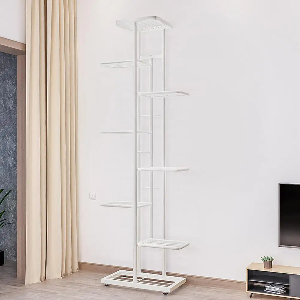 TWISTER.CK 8-Tier Garden Plant Stand Metal Tiered Shelf For Potted Plants