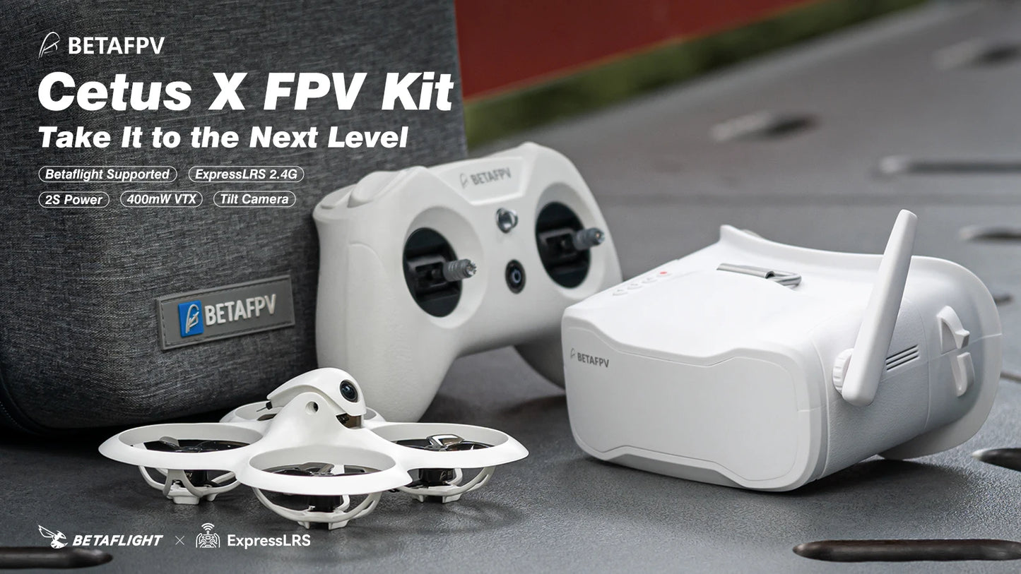 BETAFPV Cetus X FPV Racing Drone With VR03 Transmitter Goggles