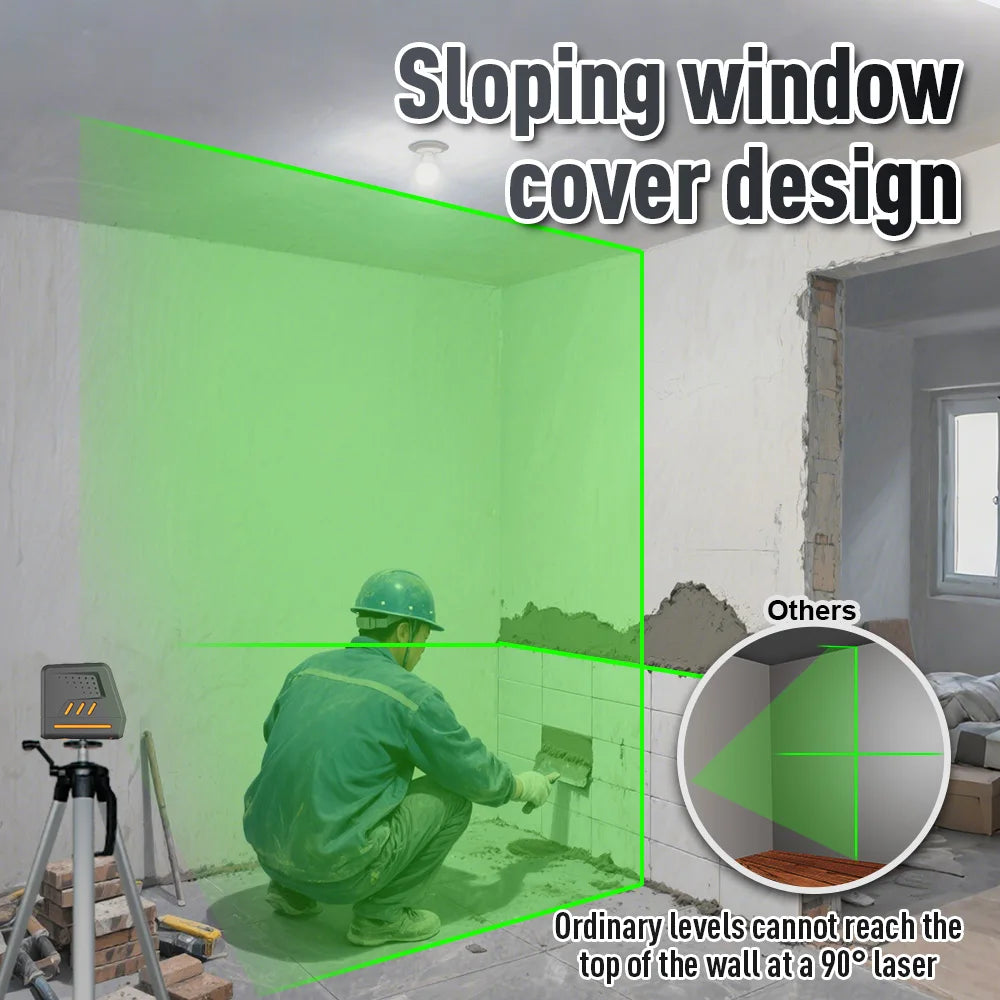 INORM Two Line Laser Level Self Leveling Green Beam