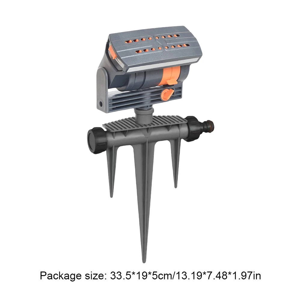 Oscillating Sprinkler Automatic Garden Sprinkler With 16 Nozzles For Lawn Patio Garden Watering System Adjustable Flow