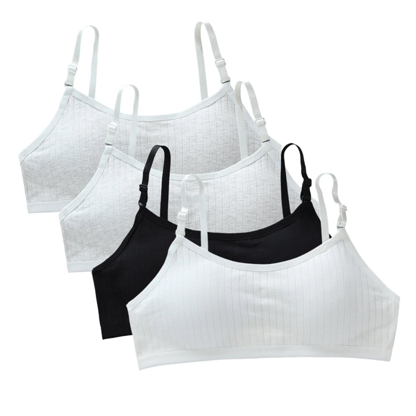 Teenage Girls Training Bra Seamless Cotton Spandex Vest Bra