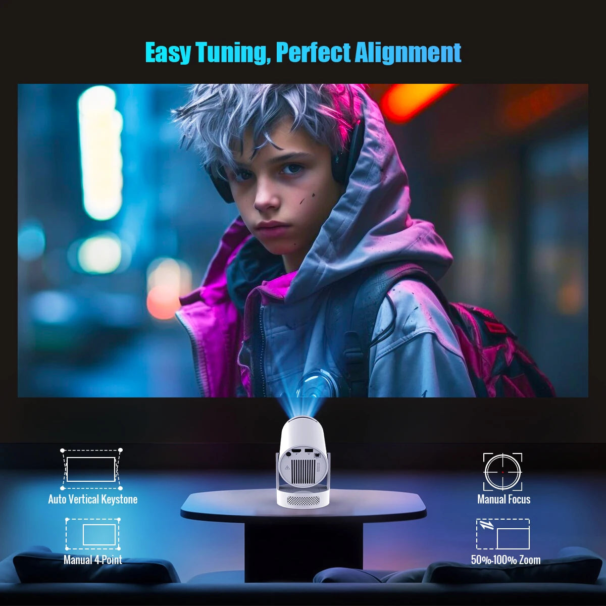 Magcubic HY300 Pro Projector 4K Android 11 WiFi 6