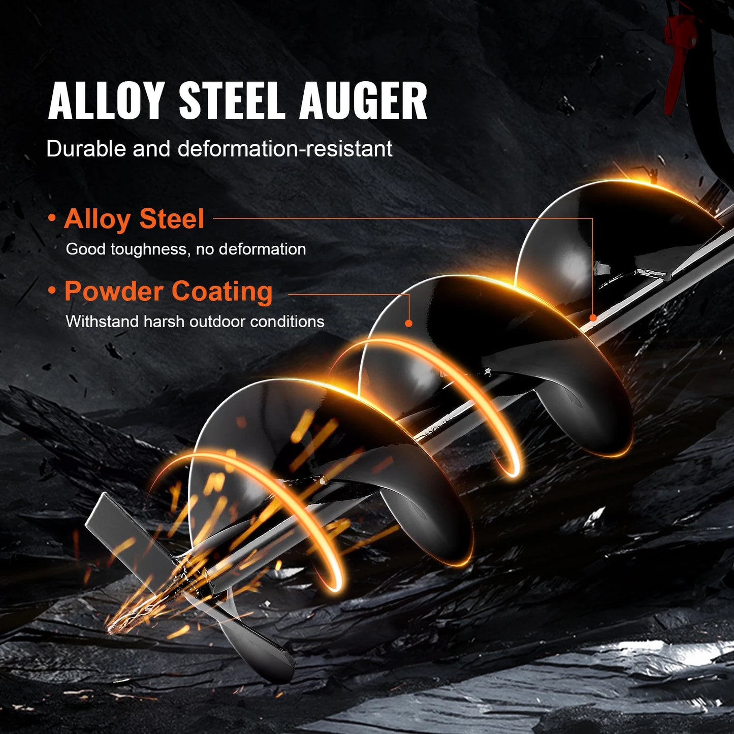SucceBuy Gas Powered Post Hole Digger Earth Auger Tool