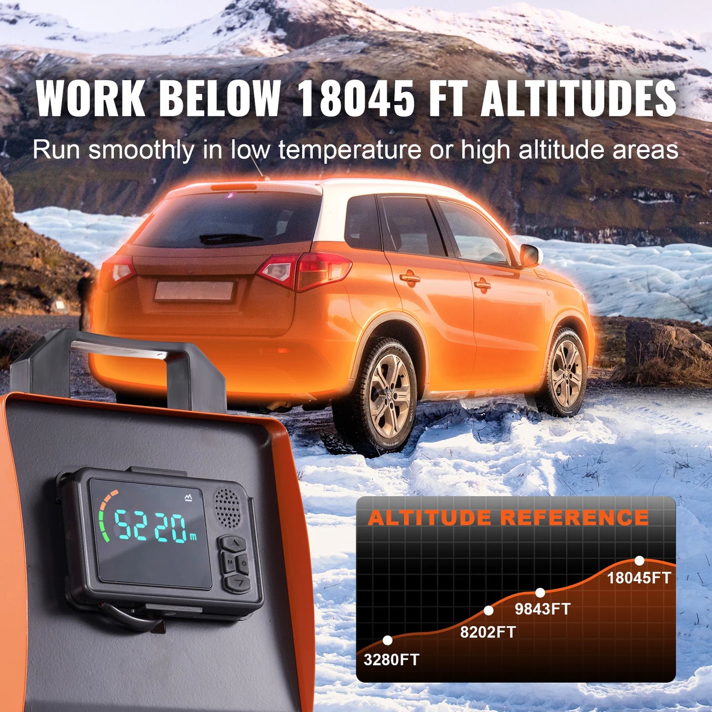 SucceBuy 8KW Diesel Air Heater Bluetooth LCD Display Portable