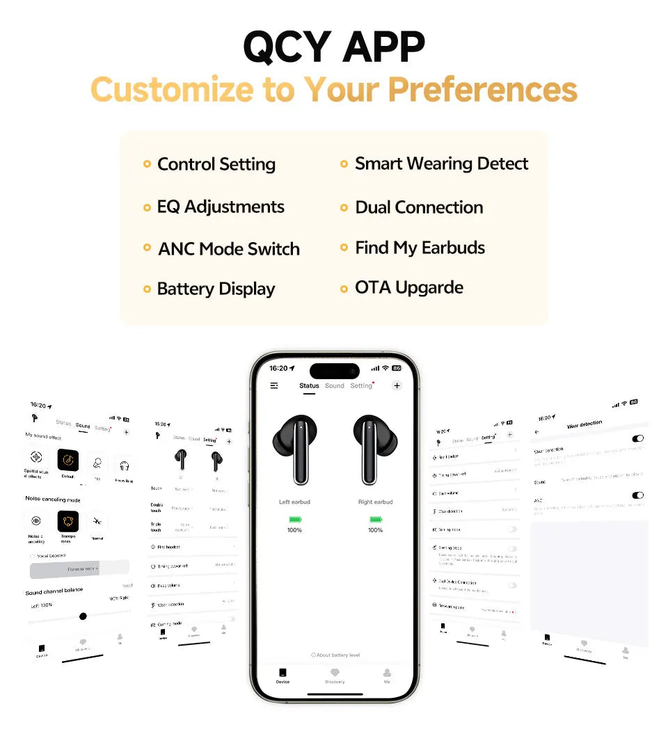 QCY MeloBuds Pro ANC Bluetooth Earbuds With LDAC HiRes