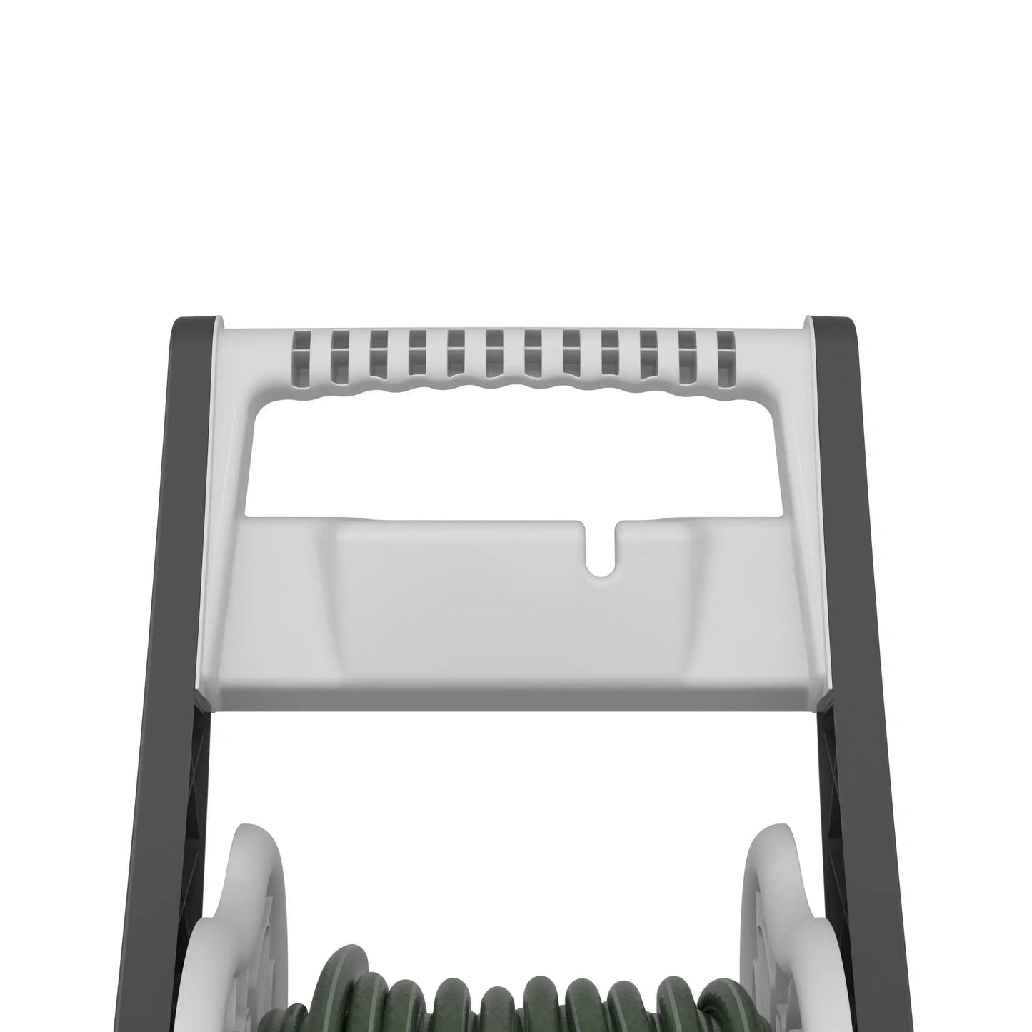 Suncast 175 Foot Hosemobile Hose Reel Cart Gray And Taupe With Large 7 Inch Wheels