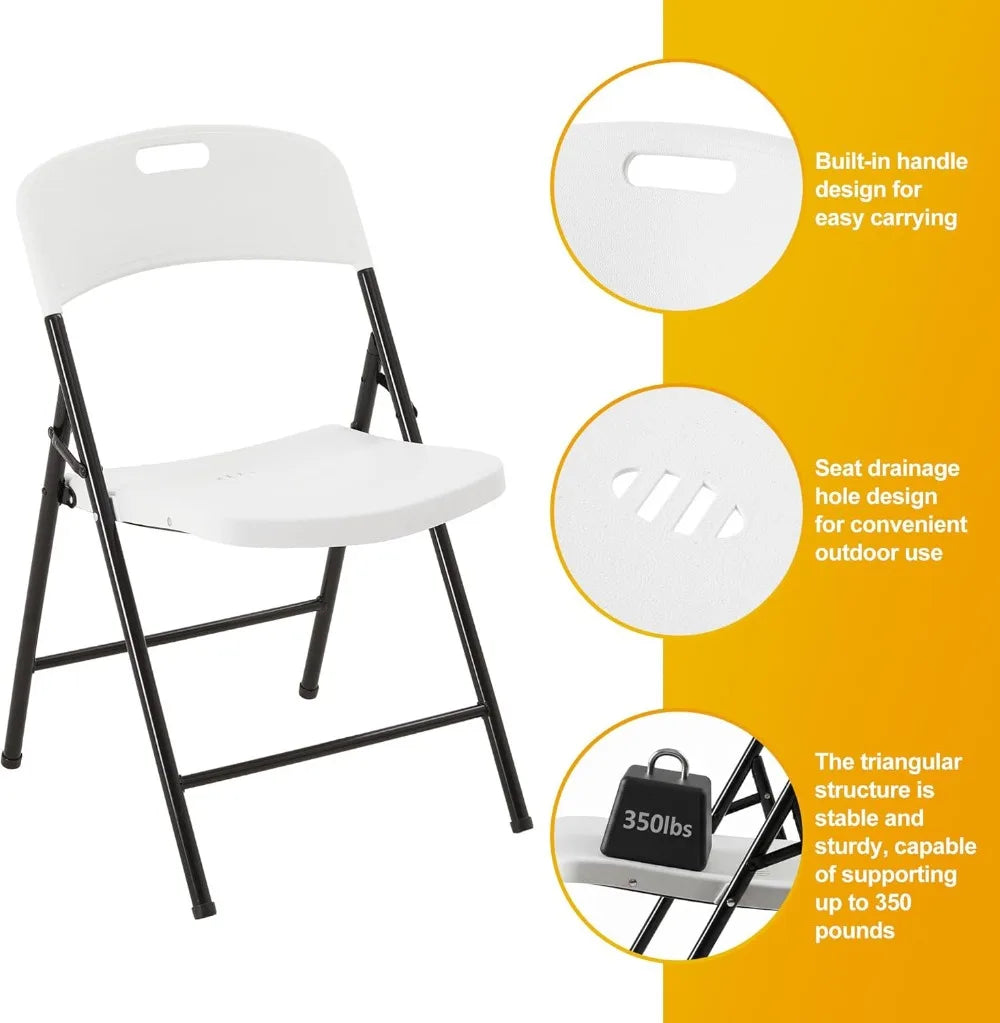 Foldable Outdoor Dining Set With Eight Chairs Patio