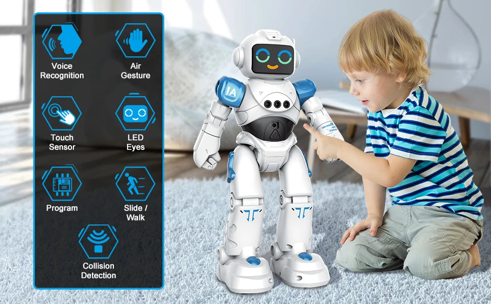 VATOS RC Smart Talking Gesture Sensing Robot Toy for Kids