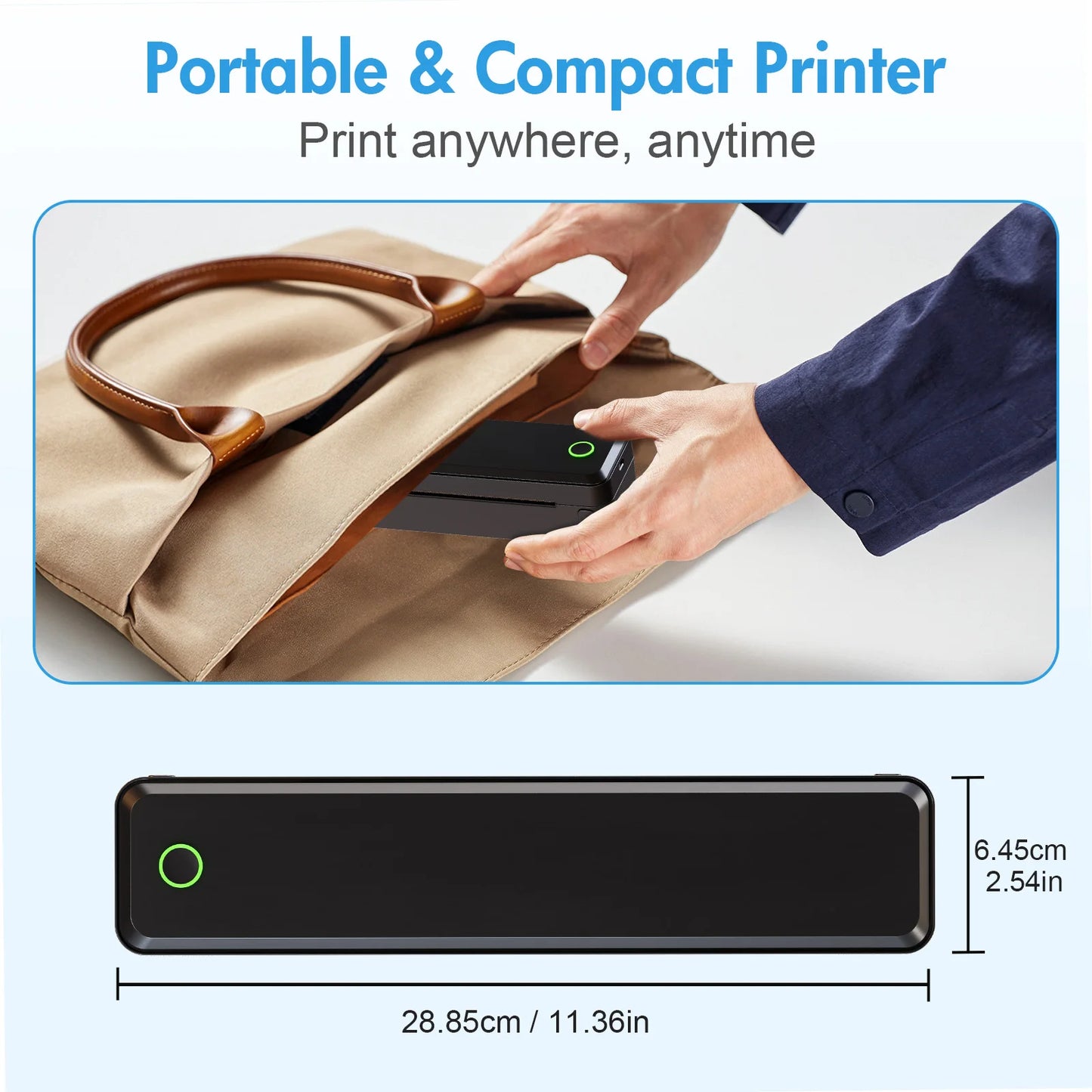 TakeYou Portable Wireless Inkless Thermal Printer Label Maker