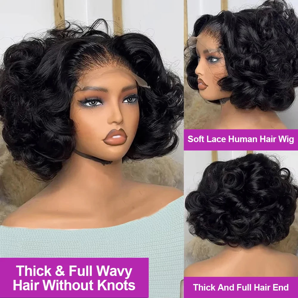 Hj Weave Beauty Remy Peruvian Body Wave HD Lace Frontal Wig