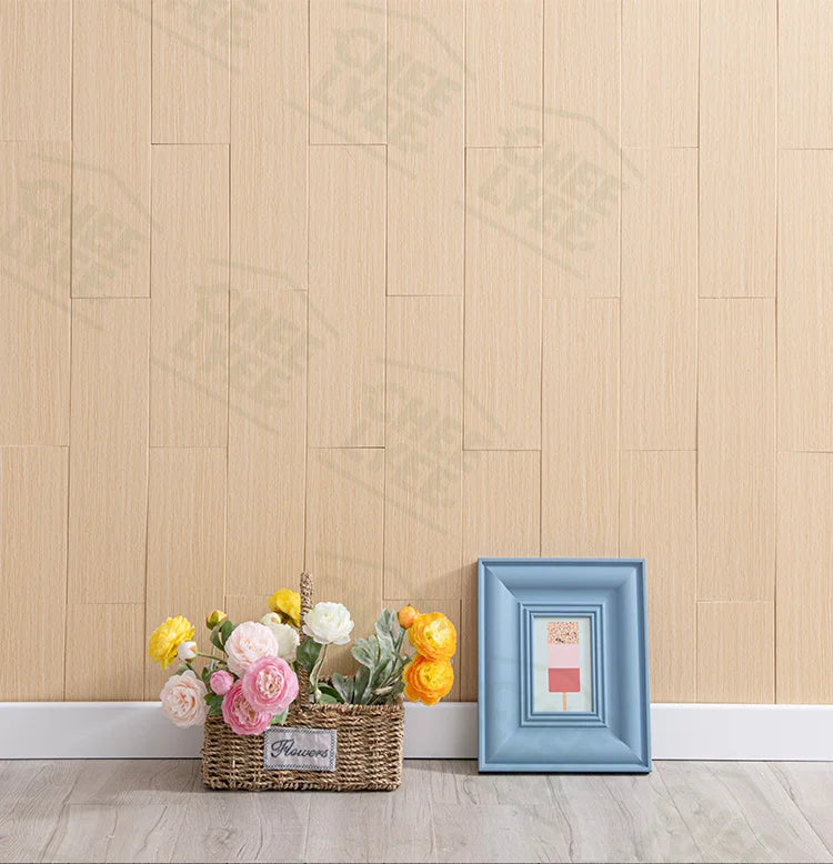 Self Adhesive Wooden Wall Stickers 10 Piece Pack Indoor Use