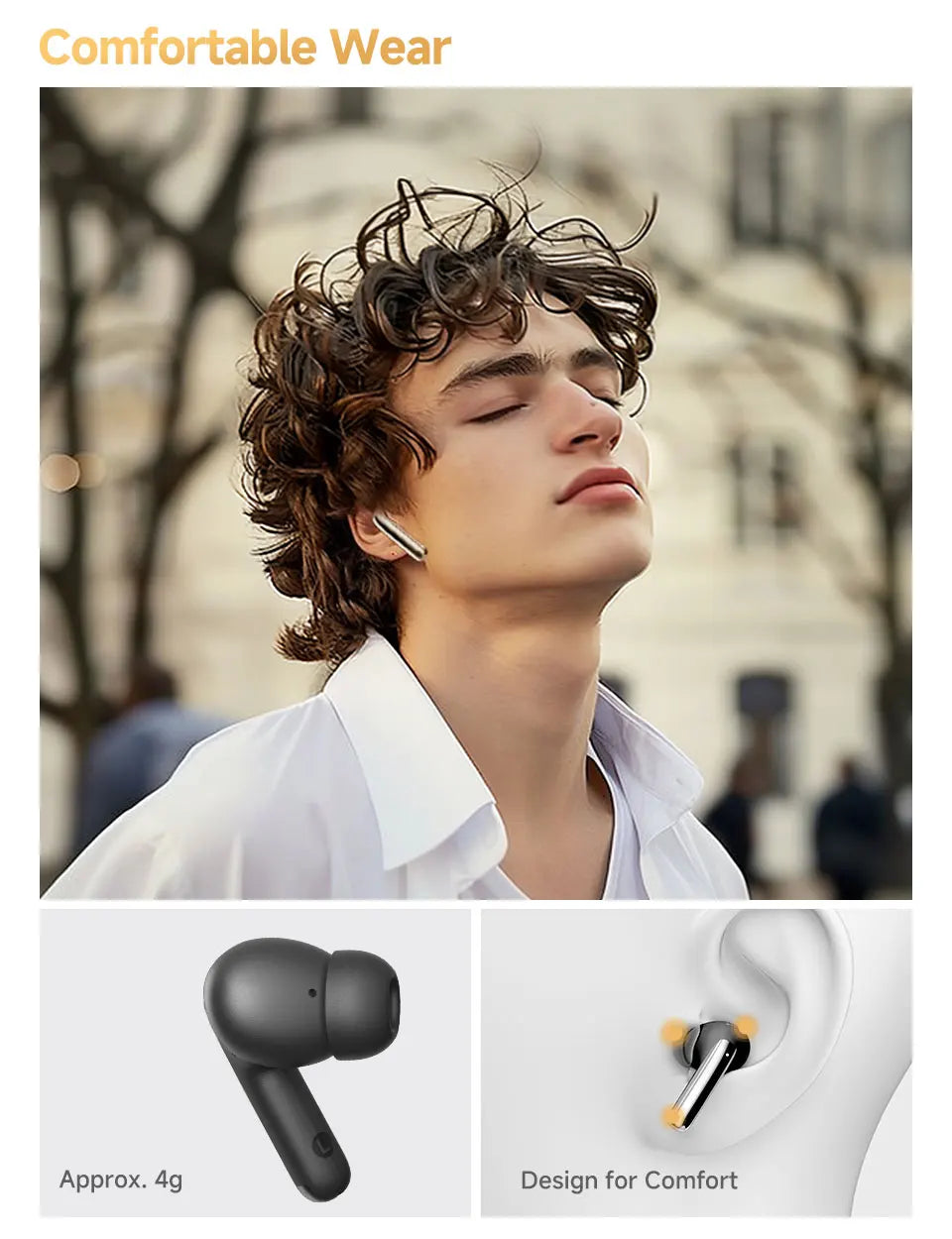 QCY MeloBuds Pro ANC Bluetooth Earbuds With LDAC HiRes