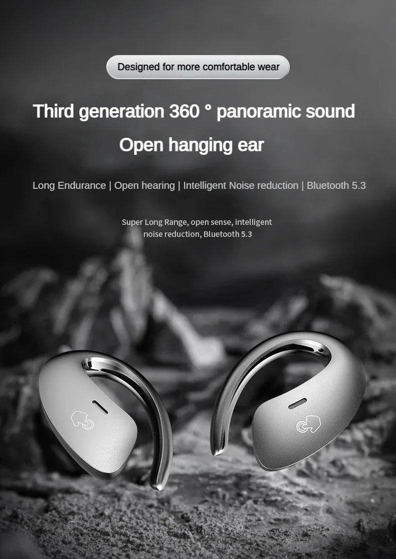 Bone Conduction Bluetooth Headset Sports Wireless Earbuds IPX5