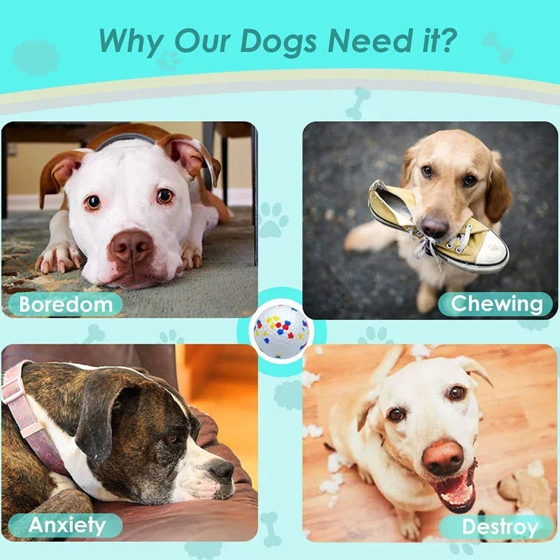 Youse Bite Resistant Dog Ball Toy High Elasticity ETPU