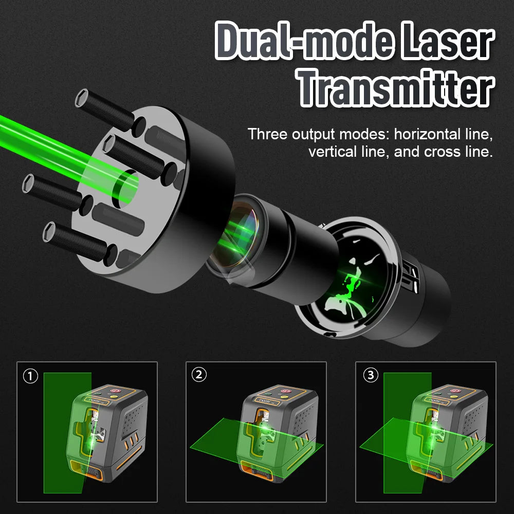 INORM Two Line Laser Level Self Leveling Green Beam