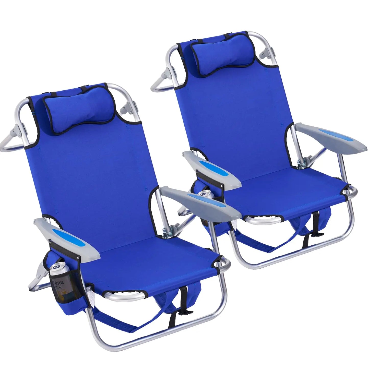 XIAOLANG 2 Pack Lightweight Portable Camping Beach Chair For Adults
