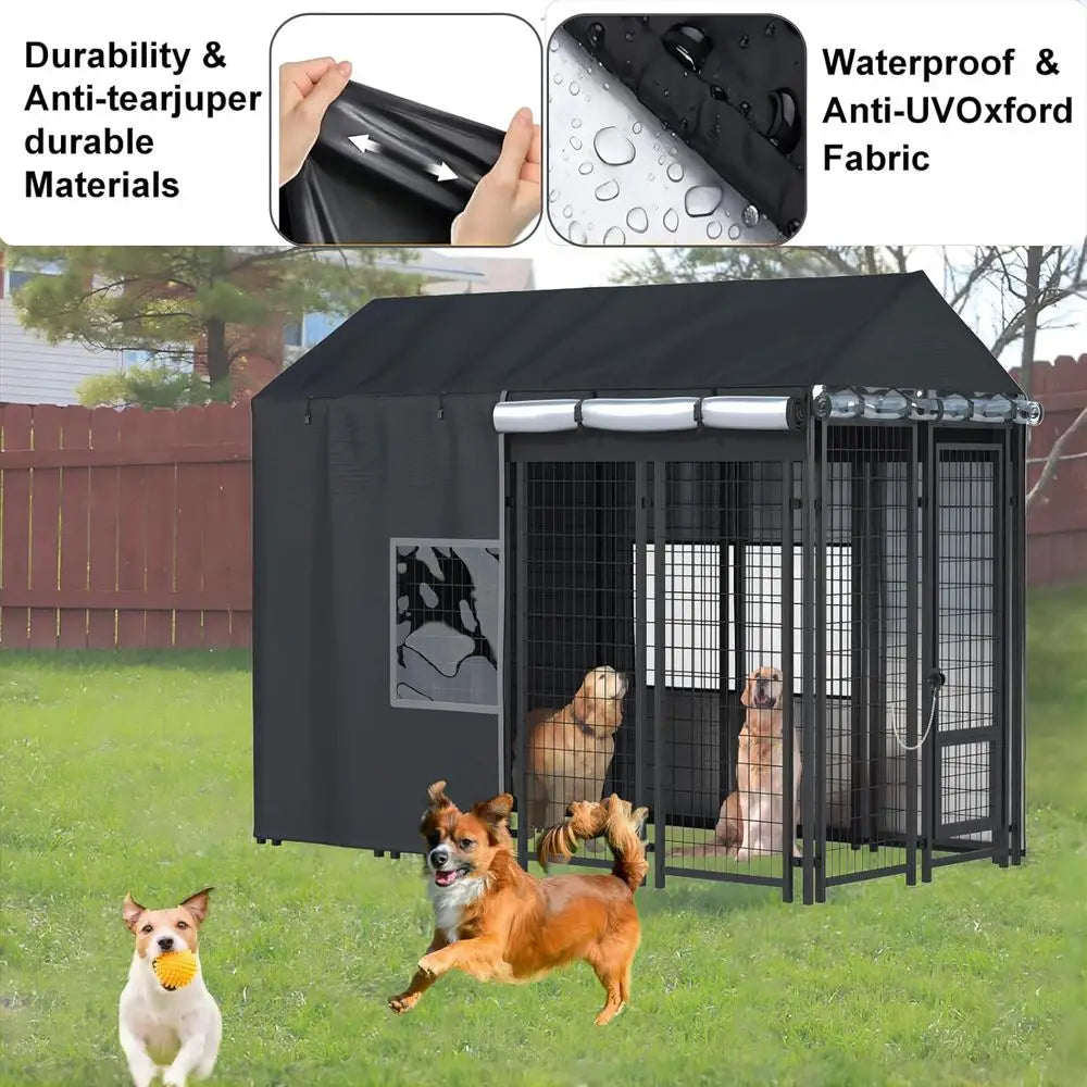 Outdoor Dog Kennel Cover Waterproof Heavy Duty for Cages