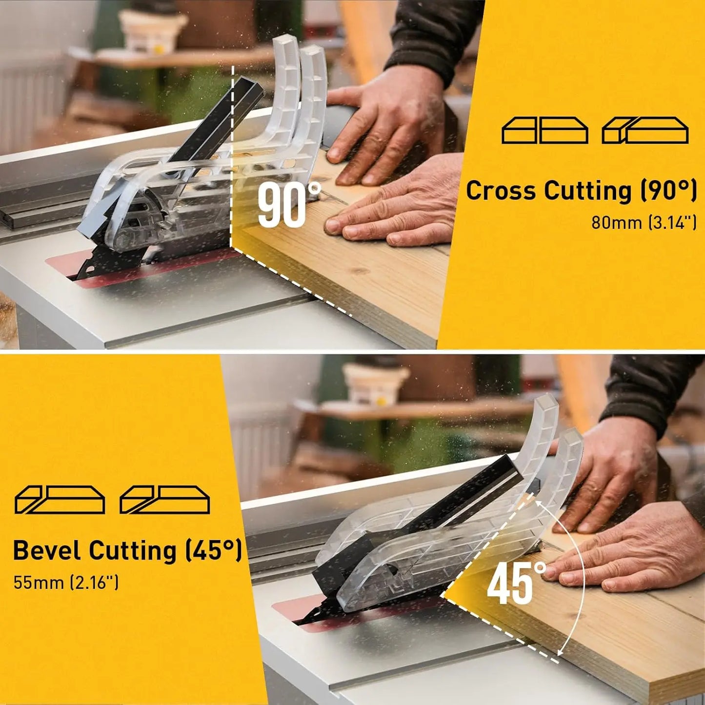 Marvtool Table Saw For Jobsite 4600 RPM 36T Blade