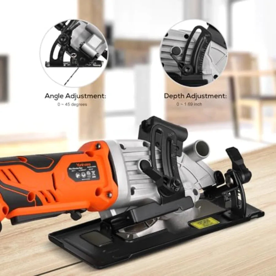 SHXI DC20V Mini Circular Saw Cordless With Laser Rip Guide