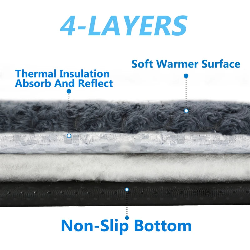 NONECN Self Heating Pet Pad Warm Blanket Cats Dogs