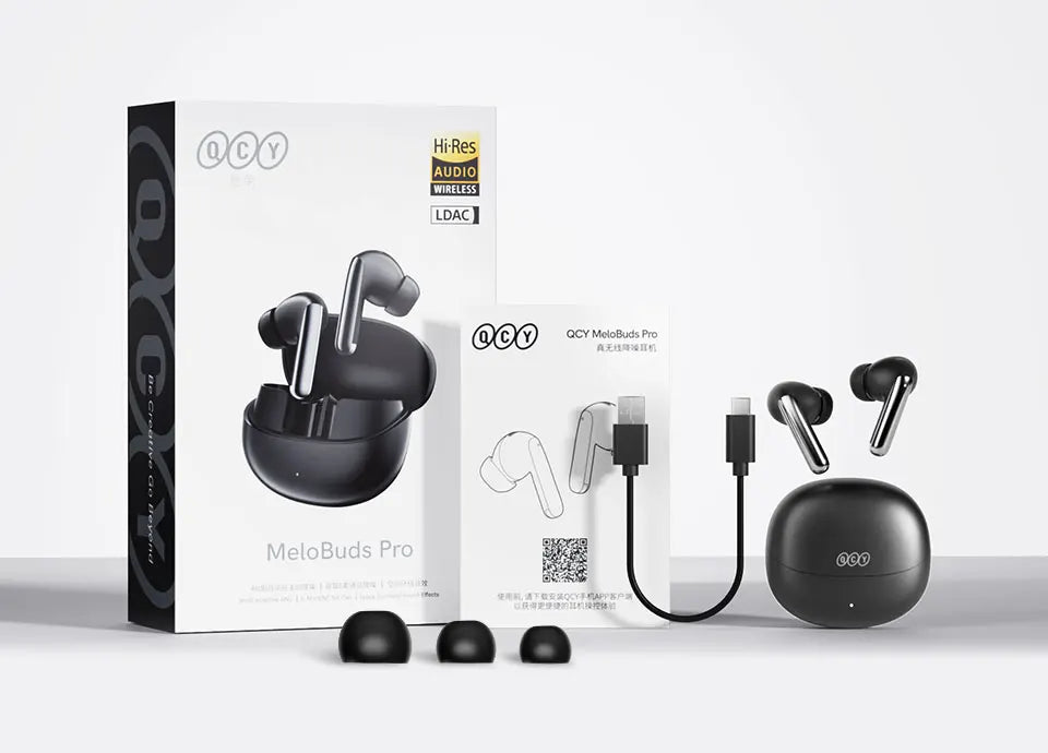 QCY MeloBuds Pro ANC Bluetooth Earbuds With LDAC HiRes