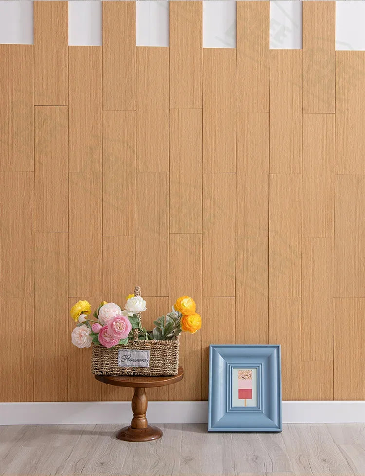 Self Adhesive Wooden Wall Stickers 10 Piece Pack Indoor Use