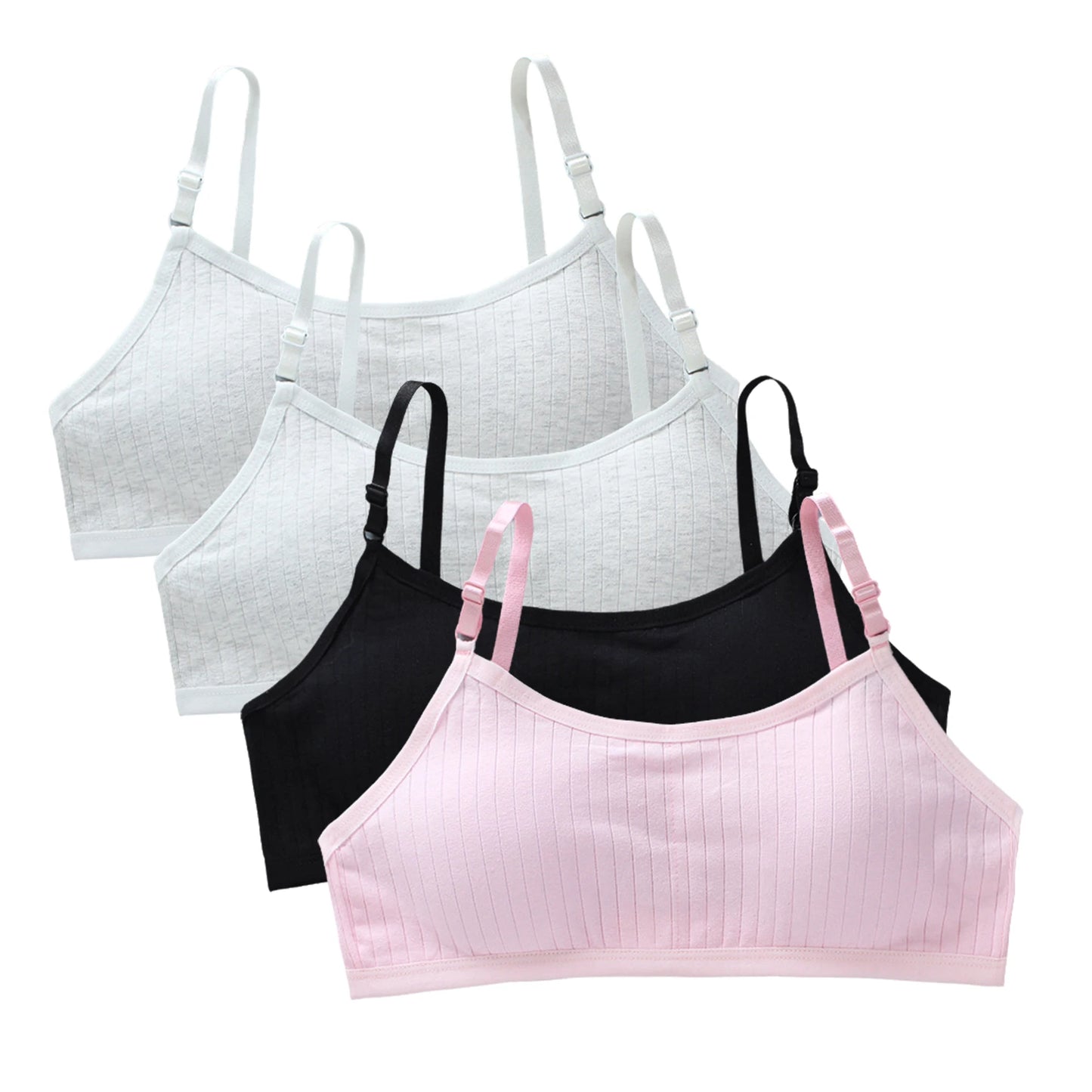 Teenage Girls Training Bra Seamless Cotton Spandex Vest Bra