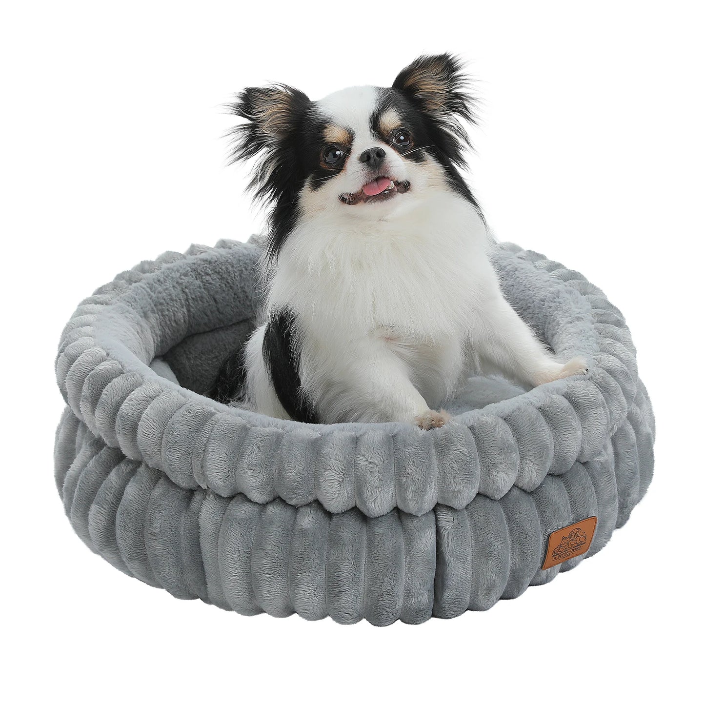 PAWZ Road Dog Bed Indoor Washable Round Pet Bed Premium