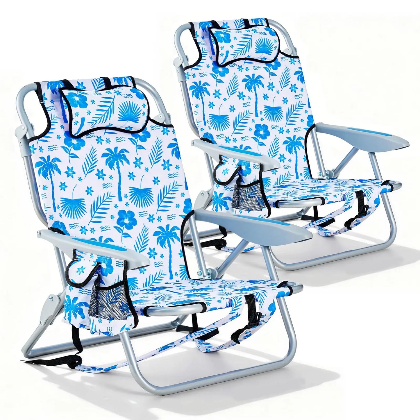 XIAOLANG Lightweight Portable Camping Beach Chair for Adults Five Positions