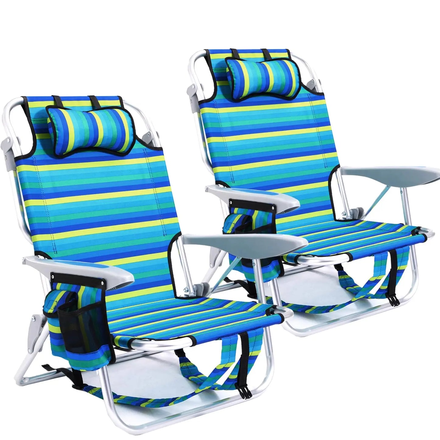 XIAOLANG Lightweight Portable Camping Beach Chair for Adults Five Positions