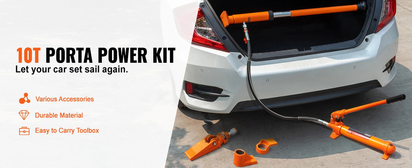 Succebuy Porta Power Kit Hydraulic Jack for Auto Body Repairs