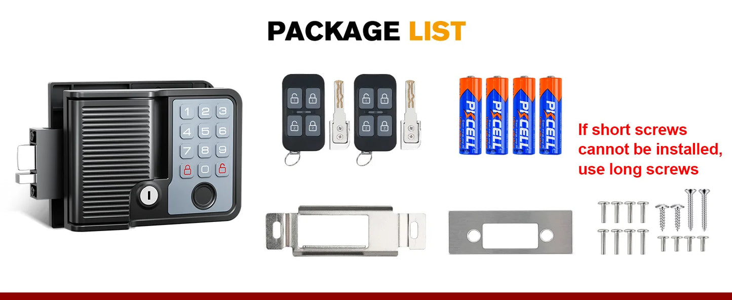 Smart RV Door Lock Keyless Entry Weatherproof Fingerprint Remote Keypad
