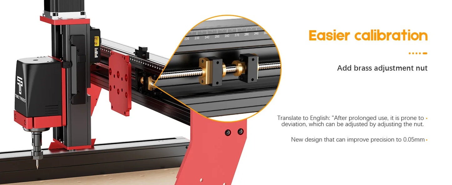 Two Trees TTC450Pro CNC 4 Axis Metal Cutting Router Engraving