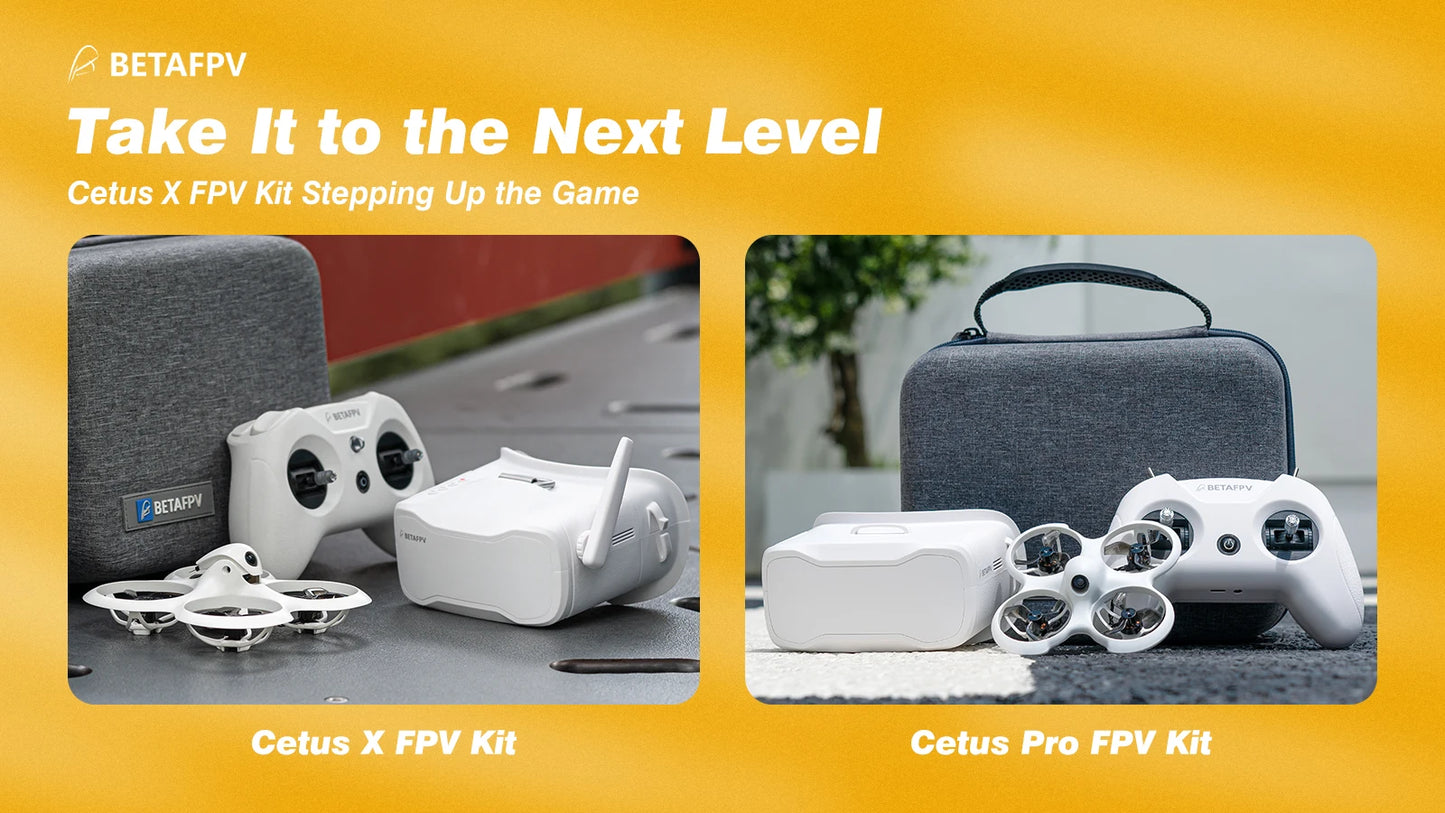 BETAFPV Cetus X FPV Racing Drone With VR03 Transmitter Goggles